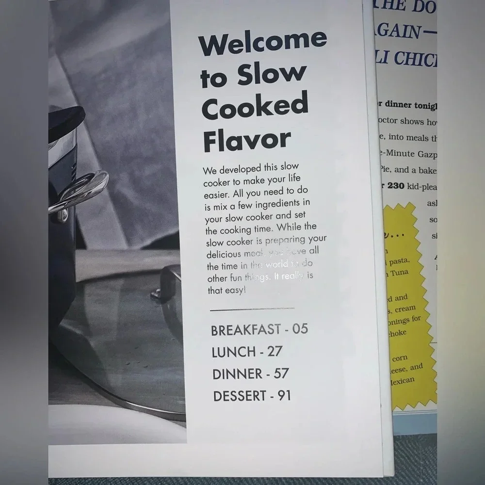 Set 2 cookbooks The Dinner Doctor and The Slow Way to Big Flavor‎